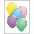 Tistheseason Balloons  11 Inch Pastel Assortment Latex Pack Of 100 TI25406